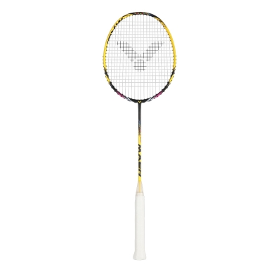 Victor Badmintonschläger Auraspeed 25MACH (kopflastig/sehr steif) gelb - unbesaitet -